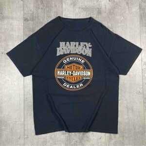 Black Harley Davidson Biker Tee Shirt